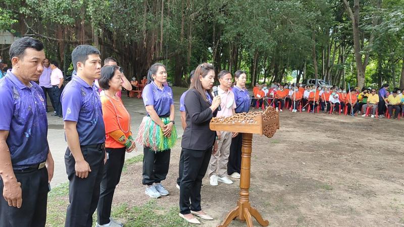 41. สกร.อำเภอบึงสามัคคี ประสานพลังเครือข่ายสาธารณสุข ร้อง เต้น เล่น กีฬา