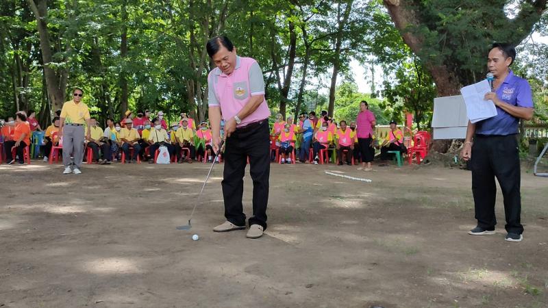 48. สกร.อำเภอบึงสามัคคี ประสานพลังเครือข่ายสาธารณสุข ร้อง เต้น เล่น กีฬา