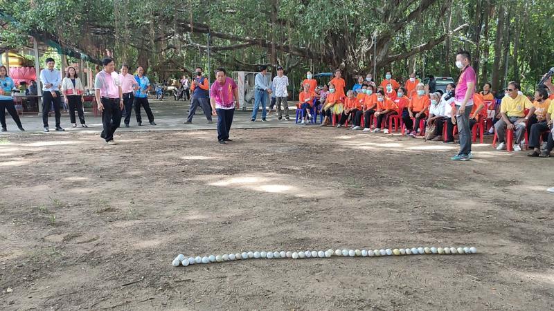 50. สกร.อำเภอบึงสามัคคี ประสานพลังเครือข่ายสาธารณสุข ร้อง เต้น เล่น กีฬา