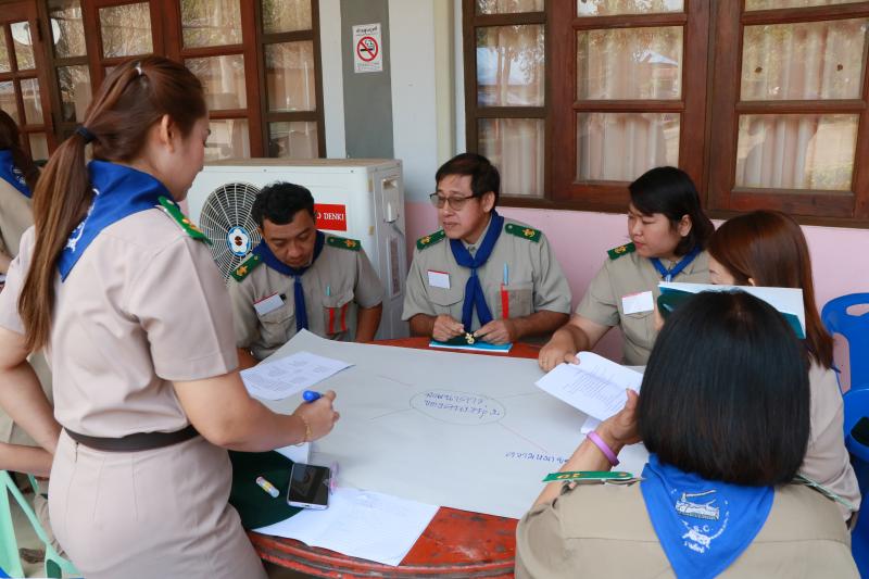 23. สกร.อำเภอบึงสามัคคี ร่วมสืบสานการลูกเสือไทย