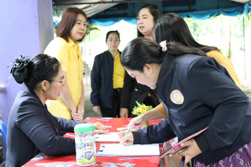 9. สกร.ระดับอำเภอบึงสามัคคี เข้ารับการประเมินสถานศึกษาพอเพียง