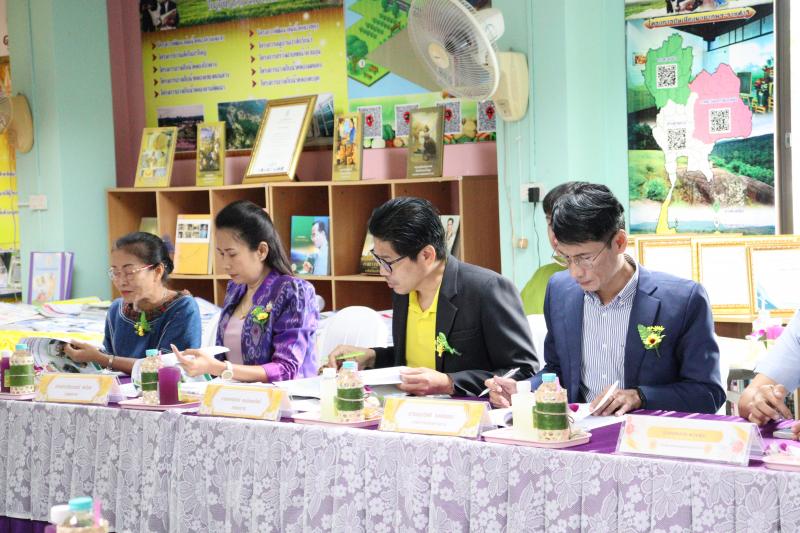 21. สกร.ระดับอำเภอบึงสามัคคี เข้ารับการประเมินสถานศึกษาพอเพียง