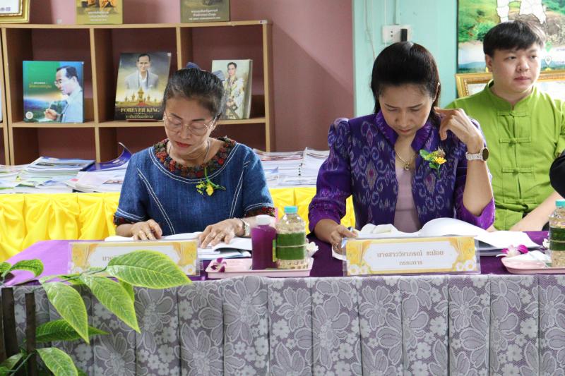 22. สกร.ระดับอำเภอบึงสามัคคี เข้ารับการประเมินสถานศึกษาพอเพียง