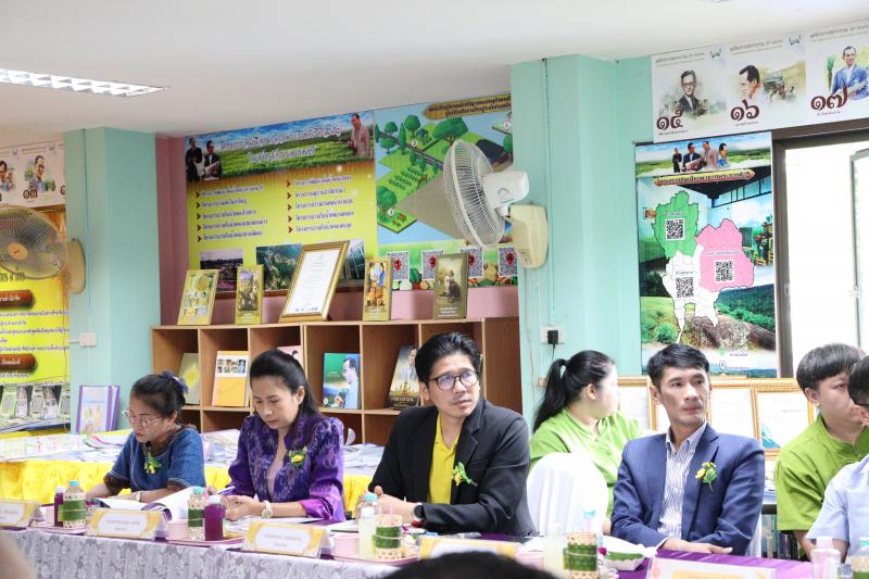 39. สกร.ระดับอำเภอบึงสามัคคี เข้ารับการประเมินสถานศึกษาพอเพียง