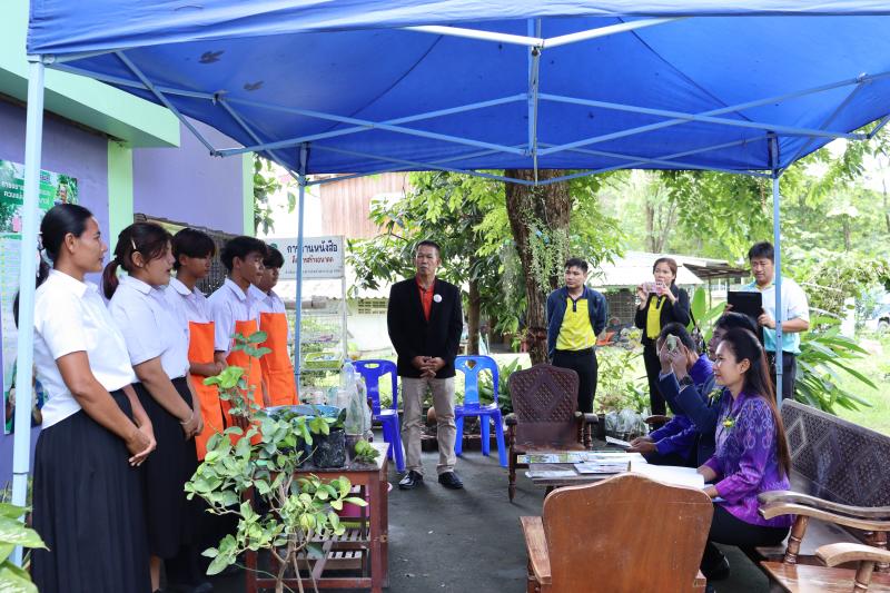 67. สกร.ระดับอำเภอบึงสามัคคี เข้ารับการประเมินสถานศึกษาพอเพียง