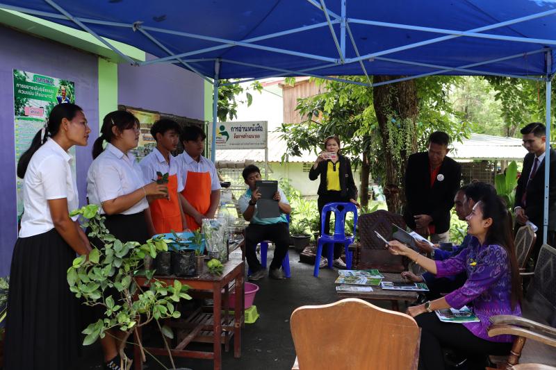 71. สกร.ระดับอำเภอบึงสามัคคี เข้ารับการประเมินสถานศึกษาพอเพียง