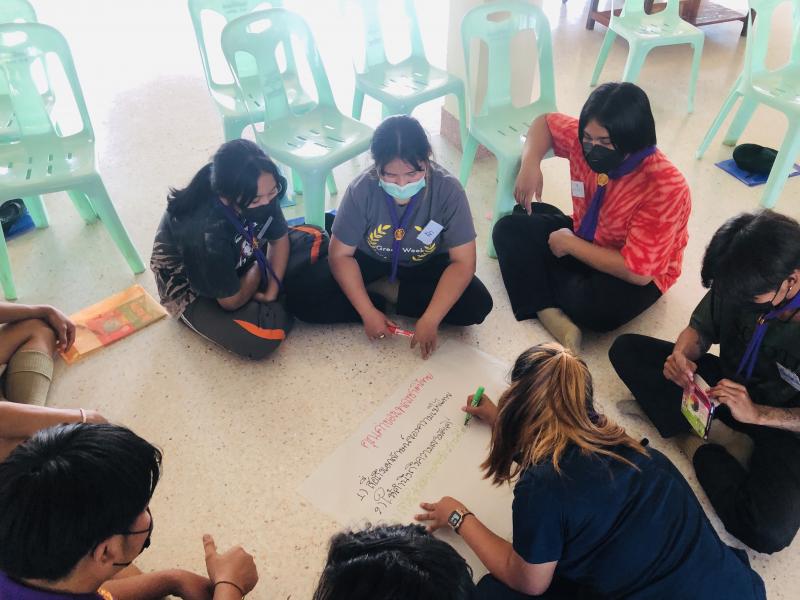 1. กิจกรรมวันที่ 1 โครงการฝึกอบรมลูกเสือจิตอาสาพระราชทาน กศน.อำเภอคลองขลุง