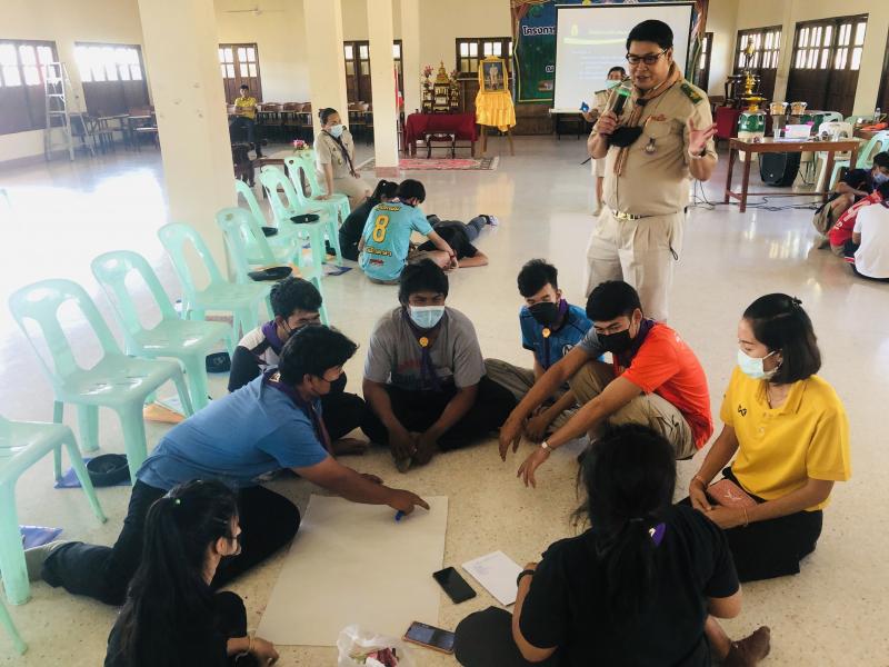 40. กิจกรรมวันที่ 3 โครงการฝึกอบรมลูกเสือจิตอาสาพระราชทาน กศน.อำเภอคลองขลุง