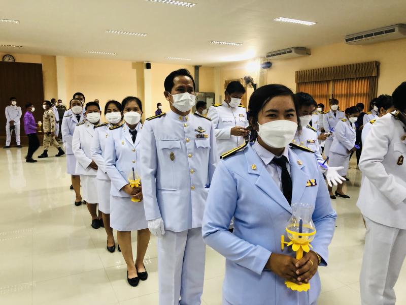 3. วันเฉลิมพระชนมพรรษา 3 มิถุนายน 2565 พิธีถวายราชสักการะและวางพานพุ่ม และพิธีจุดเทียนถวายพระพรชัยมงคล