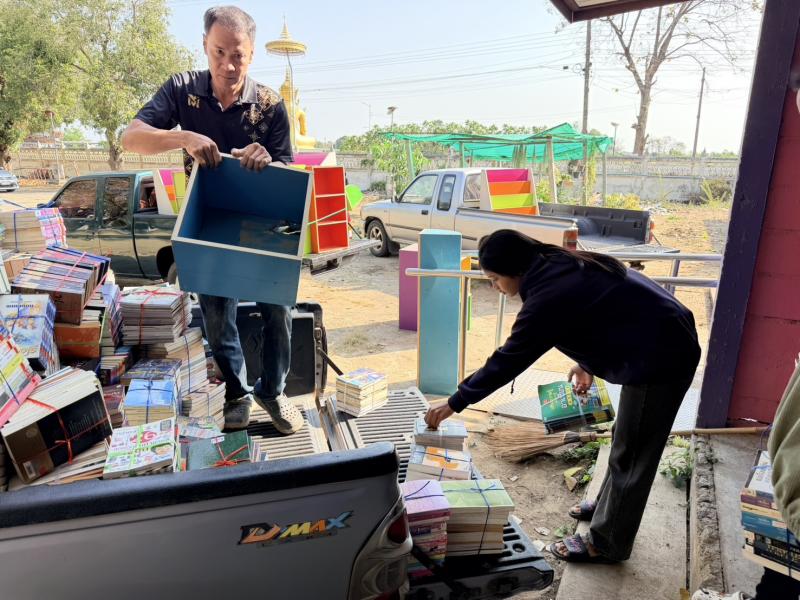 2. โครงการจิตอาสายุวกาชาดบำเพ็ญประโยชน์พัฒนาห้องสมุด ระยะที่2