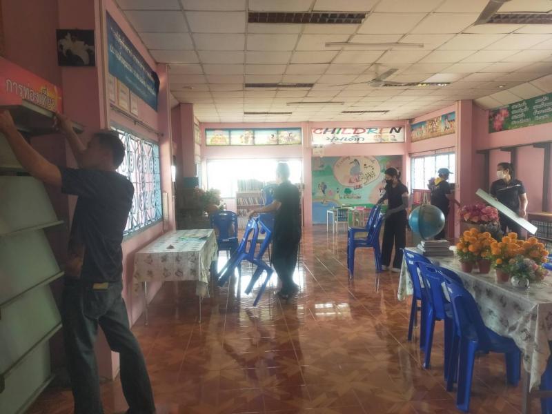 7. โครงการจิตอาสายุวกาชาดบำเพ็ญประโยชน์พัฒนาห้องสมุด ระยะที่2