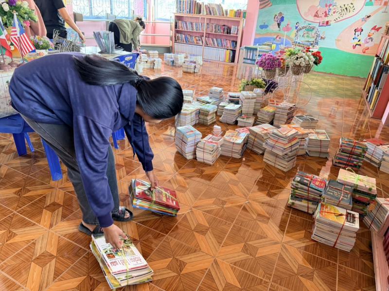 3. โครงการจิตอาสายุวกาชาดบำเพ็ญประโยชน์พัฒนาห้องสมุด ระยะที่2