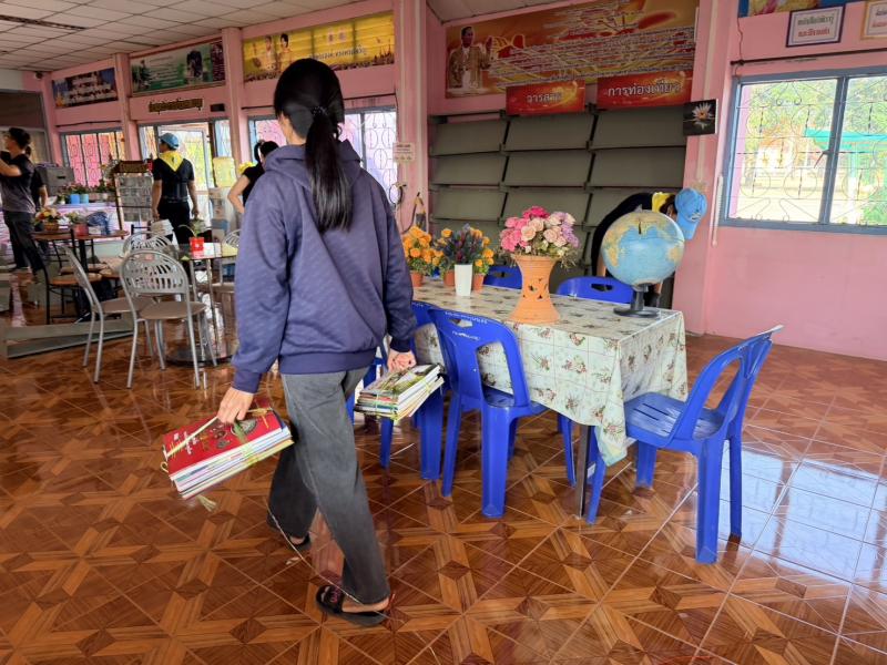 4. โครงการจิตอาสายุวกาชาดบำเพ็ญประโยชน์พัฒนาห้องสมุด ระยะที่2