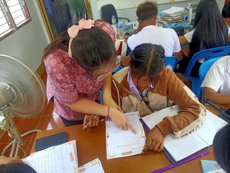 3. กิจกรรมพบกลุ่มเข้มแข็ง  แหล่งเรียนรู้การจัดการเรียนการสอน วิชาคณิตศาสตร์