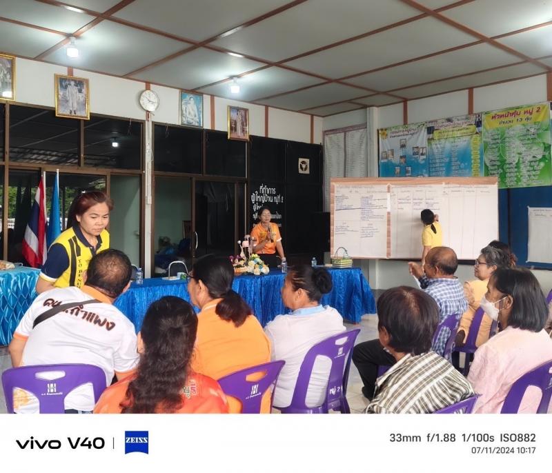 2. เวทีประชุมประชาคมหมู่บ้านเพื่อขับเคลื่อน โครงการพัฒนาศักยภาพแผนพัฒนาหมู่บ้าน อำเภอโกสัมพีนคร บ้านเกาะพิมูล ,บ้านเกาะรากเสียดใน