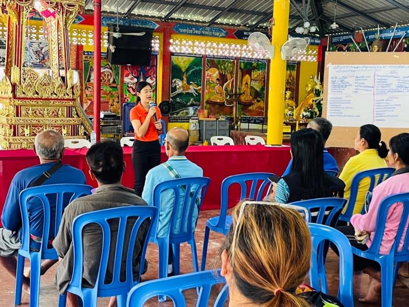 2. เวทีประชุมประชาคมหมู่บ้านเพื่อขับเคลื่อน โครงการพัฒนาศักยภาพแผนพัฒนาหมู่บ้าน อำเภอโกสัมพีนคร บ้านเกาะพิมูล ,บ้านเกาะรากเสียดใน