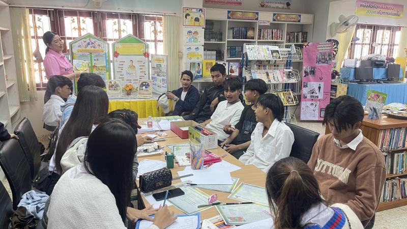 1. พบกลุ่มนักศึกษา ศกร.ตำบลเพชรชมภู เรียนรู้หลักคำสอนของพ่อ 