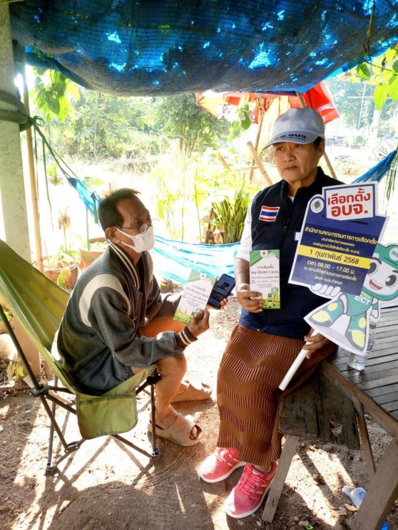 18. พบกลุ่มนักศึกษาตำบลโกสัมพีนคร พร้อมร่วมรณรงค์การออกไปใช้สิทธิเลือกตั้งสภาสมาชิก อบจ.กำแพงเพชร