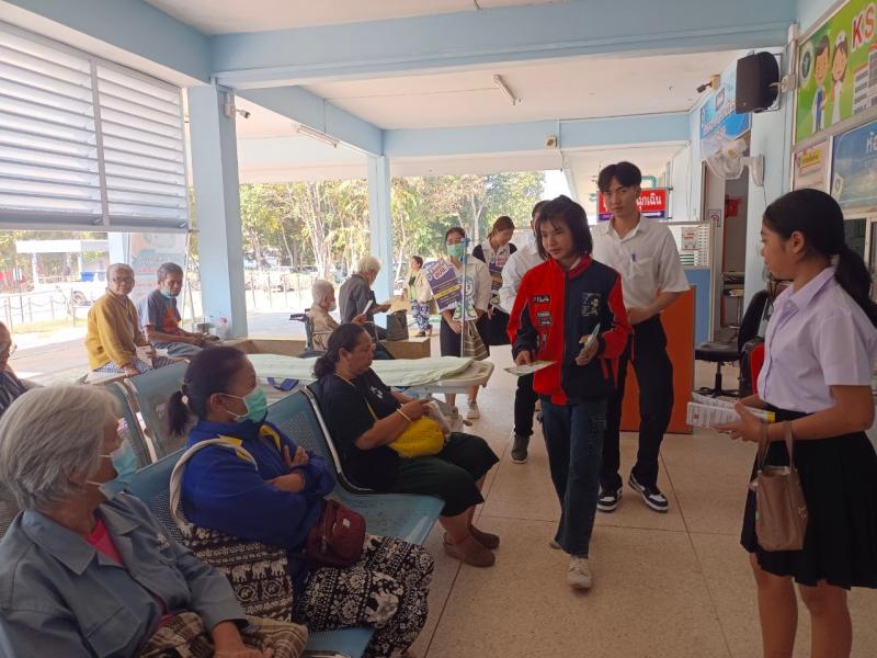 25. พบกลุ่มนักศึกษาตำบลโกสัมพีนคร พร้อมร่วมรณรงค์การออกไปใช้สิทธิเลือกตั้งสภาสมาชิก อบจ.กำแพงเพชร