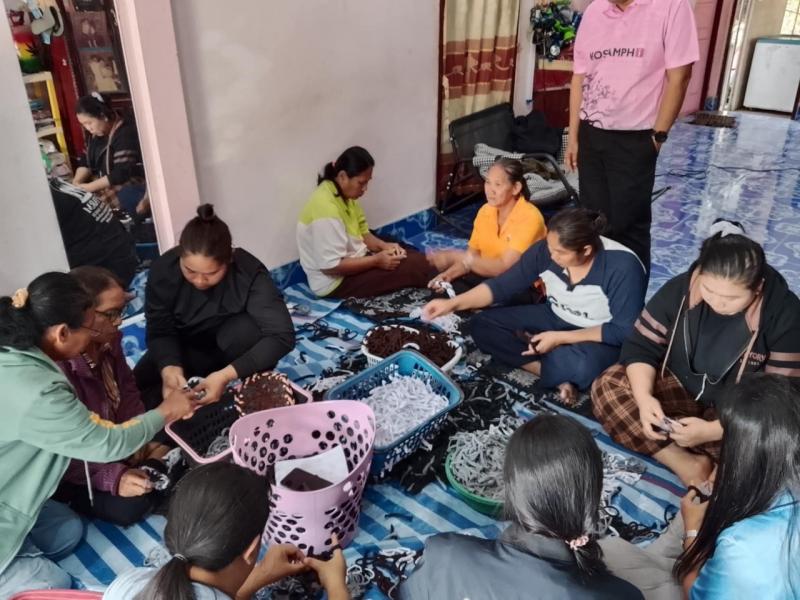 9. การเรียนรู้กลุ่มอาชีพระยะสั้น กลุ่มประชาชน ตำบลเพชรชมภู 