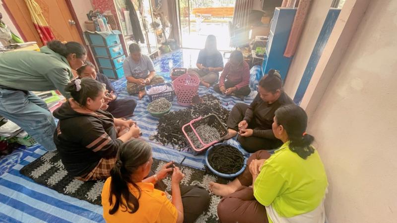 25. การเรียนรู้กลุ่มอาชีพระยะสั้น กลุ่มประชาชน ตำบลเพชรชมภู 