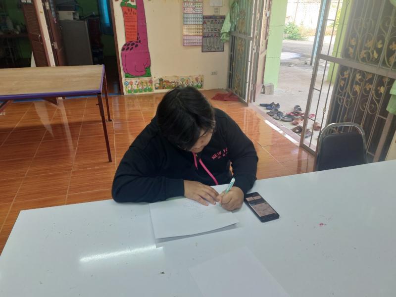 13. พบกลุ่มนักศึกษา ตำบลลานดอกไม้ตก เรียนรู้เรื่องหน้าที่ของคำนาม 5 รูปแบบ