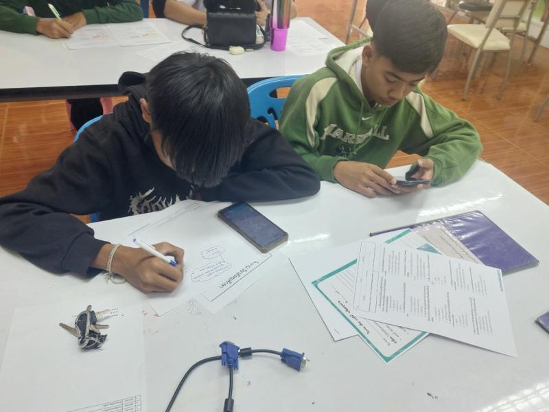 14. พบกลุ่มนักศึกษา ตำบลลานดอกไม้ตก เรียนรู้เรื่องหน้าที่ของคำนาม 5 รูปแบบ