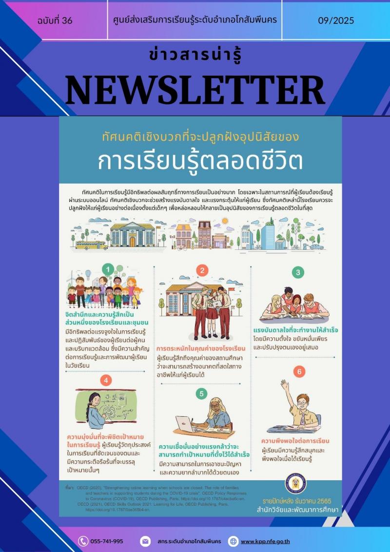 1. ข่าวประชาสัมพันธ์การเรียนรู้ตลอดชีวิต 