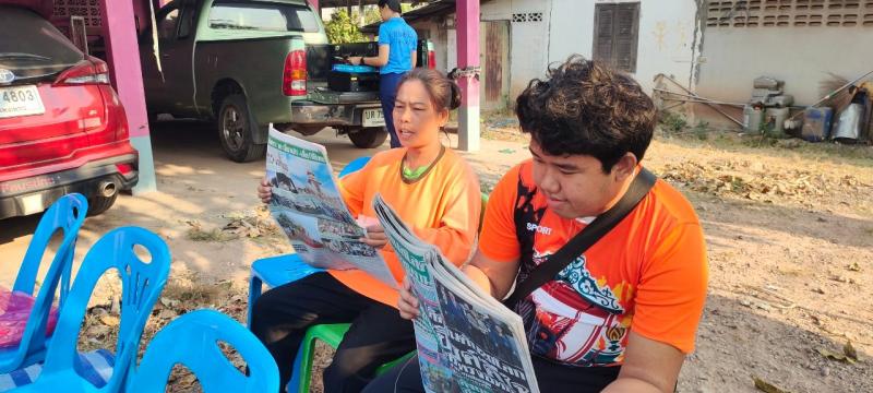 3. กิจกรรมส่งเสริมการอ่านและการเรียนรู้ (บ้านหนังสือชุมชน) หมู่ 6 บ้านใหม่พัฒนา วันที่ 14 กุมภาพันธ์ 2568