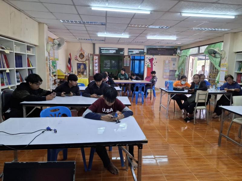 2. พบกลุ่มนักศึกษา ตำบลลานดอกไม้ตก เก็บคะแนนกลางภาค 13 กุมภาพันธ์ 2568