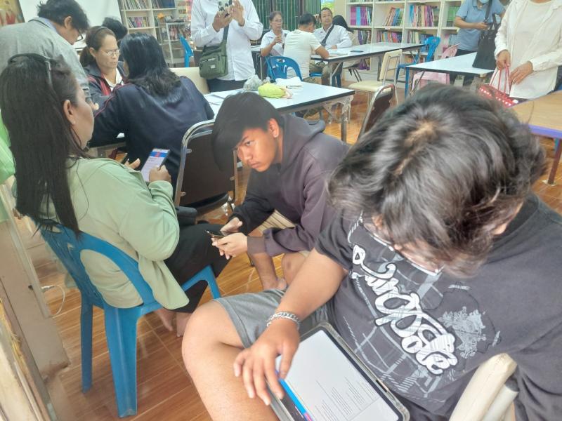 2. พบกลุ่มนักศึกษาตำบลลานดอกไม้ตก เพื่อประเมินวัดผลสัมฤทธิ์กลางภาค วันที่ 20 กุมภาพันธ์ 2568