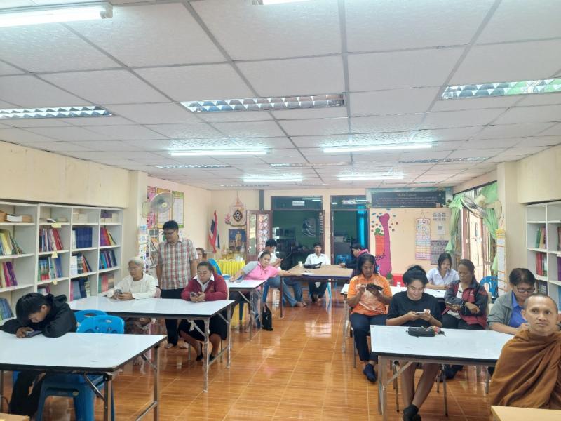1. พบกลุ่มนักศึกษาตำบลลานดอกไม้ตก เพื่อประเมินวัดผลสัมฤทธิ์กลางภาค วันที่ 20 กุมภาพันธ์ 2568