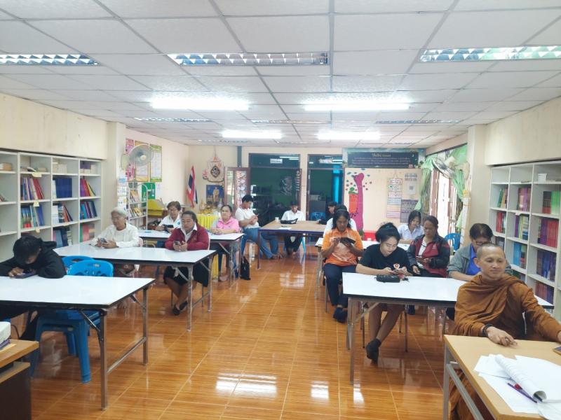 3. พบกลุ่มนักศึกษาตำบลลานดอกไม้ตก เพื่อประเมินวัดผลสัมฤทธิ์กลางภาค วันที่ 20 กุมภาพันธ์ 2568