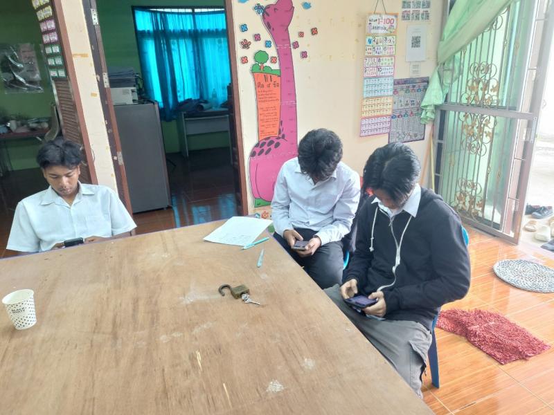 16. พบกลุ่มนักศึกษาตำบลลานดอกไม้ตก เพื่อประเมินวัดผลสัมฤทธิ์กลางภาค วันที่ 20 กุมภาพันธ์ 2568