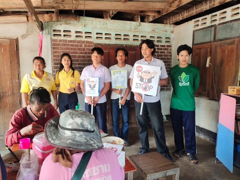 10. นักศึกษาทำ กพช. และดำเนินกิจกรรมคุณธรรม จริยธรรม และคุณลักษณะอันพึงประสงค์ วันที่ 10 มีนาคม 2568