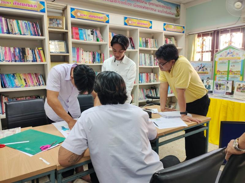 28. นักศึกษาทำ กพช. และดำเนินกิจกรรมคุณธรรม จริยธรรม และคุณลักษณะอันพึงประสงค์ วันที่ 10 มีนาคม 2568