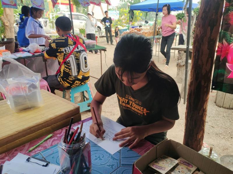 24. กิจกรรมพัฒนาห้องสมุดประชาชนเคลื่อนที่สำหรับชาวตลาด ตามพระราดำริสมเด็จพระเทพฯ เพื่อปลูกฝังนิสัยการรักการอ่านของประชาชน วันที่ 25 มีนาคม 2568