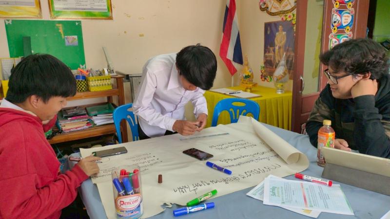 2. พบกลุ่มนักศึกษาลานดอกไม้ตก เพื่อเรียนรู้เกี่ยวกับเรื่องโทษ พิษภัยของบุหรี่ไฟฟ้า วันที่ 30 พฤษภาคม 2568