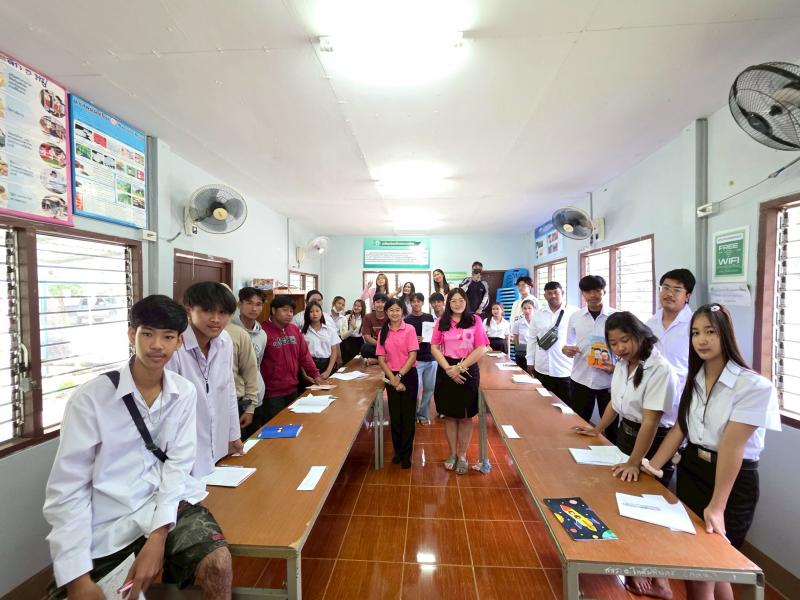 8. พบกลุ่มนักศึกษาตำบลเพชรชมภู เรียนระบบการย่อยอาหาร วันที่ 10 มิถุนายน 2568