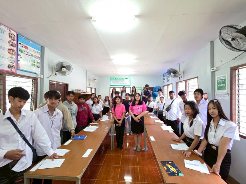 12. พบกลุ่มนักศึกษาตำบลเพชรชมภู เรียนระบบการย่อยอาหาร วันที่ 10 มิถุนายน 2568