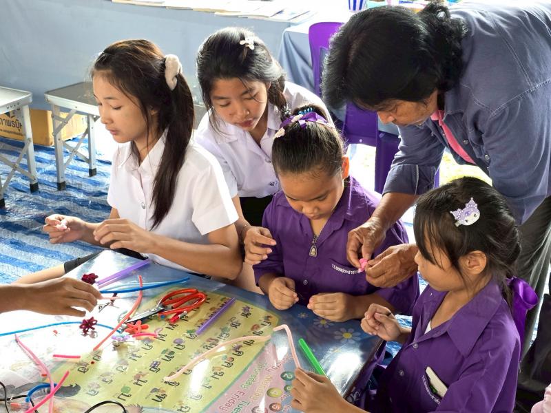 3. กิจกรรมโครงการพัฒนาห้องสมุดเคลื่อนที่ วัดเนินกรวด วันที่ 22 กรกฎาคม 2568