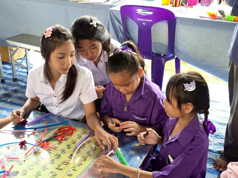 11. กิจกรรมโครงการพัฒนาห้องสมุดเคลื่อนที่ วัดเนินกรวด วันที่ 22 กรกฎาคม 2568