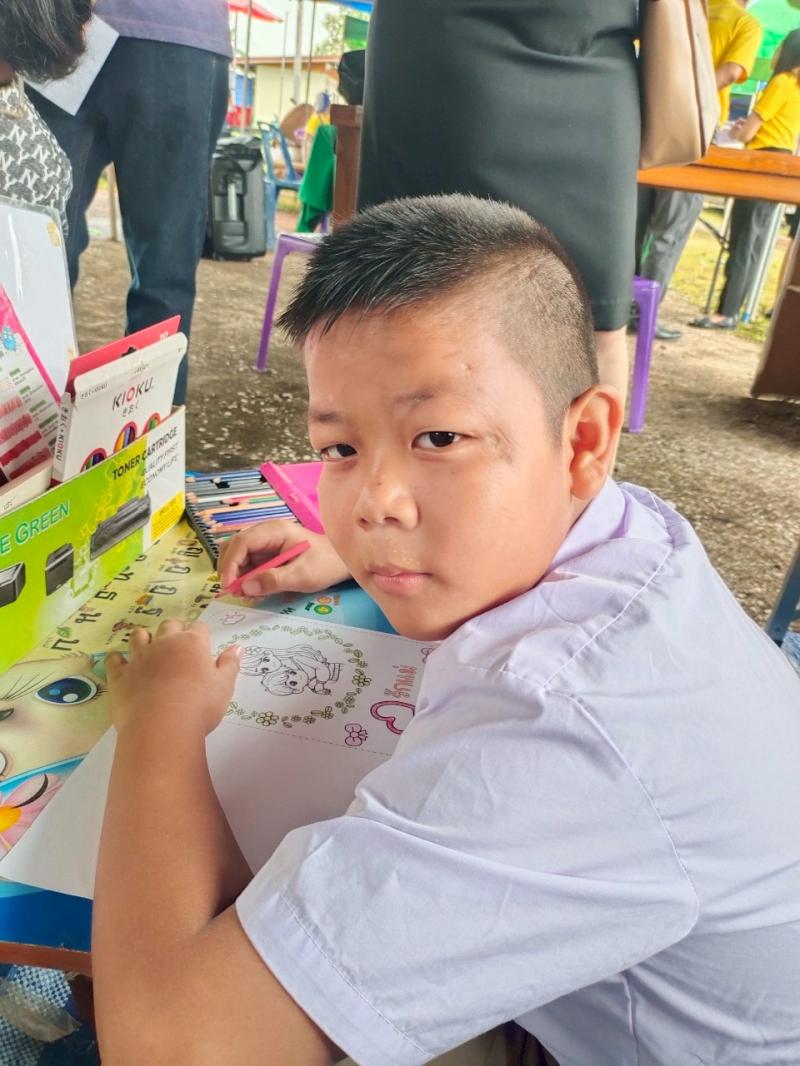 25. กิจกรรมโครงการพัฒนาห้องสมุดเคลื่อนที่ วัดเนินกรวด วันที่ 22 กรกฎาคม 2568