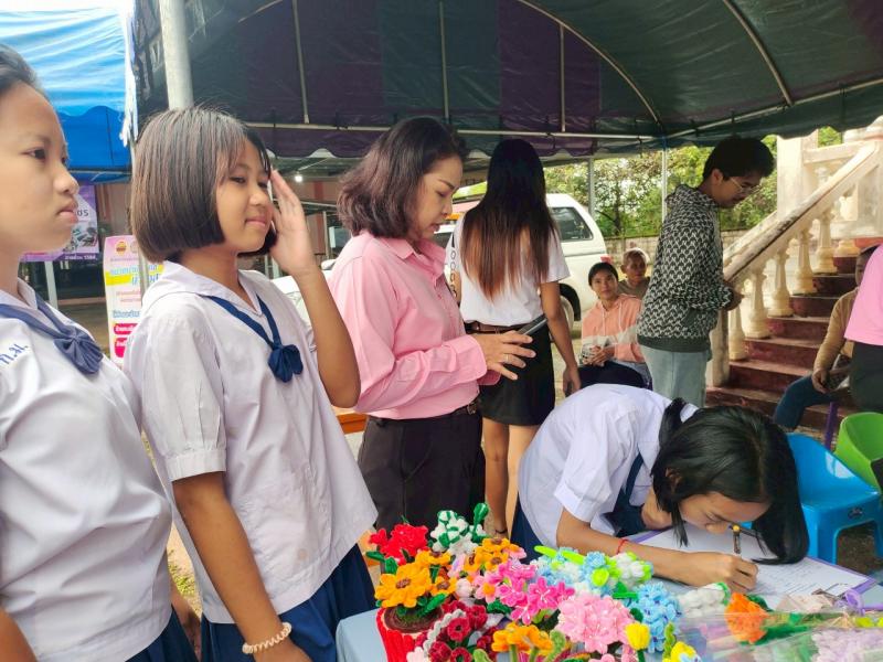 28. กิจกรรมโครงการพัฒนาห้องสมุดเคลื่อนที่ วัดเนินกรวด วันที่ 22 กรกฎาคม 2568