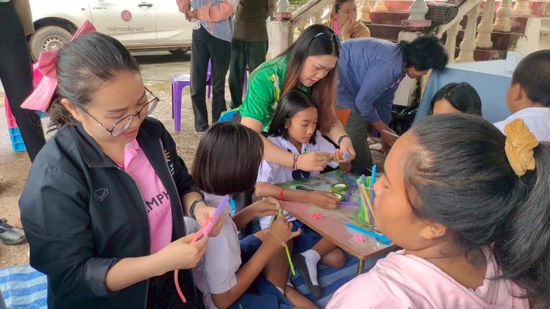 49. กิจกรรมโครงการพัฒนาห้องสมุดเคลื่อนที่ วัดเนินกรวด วันที่ 22 กรกฎาคม 2568