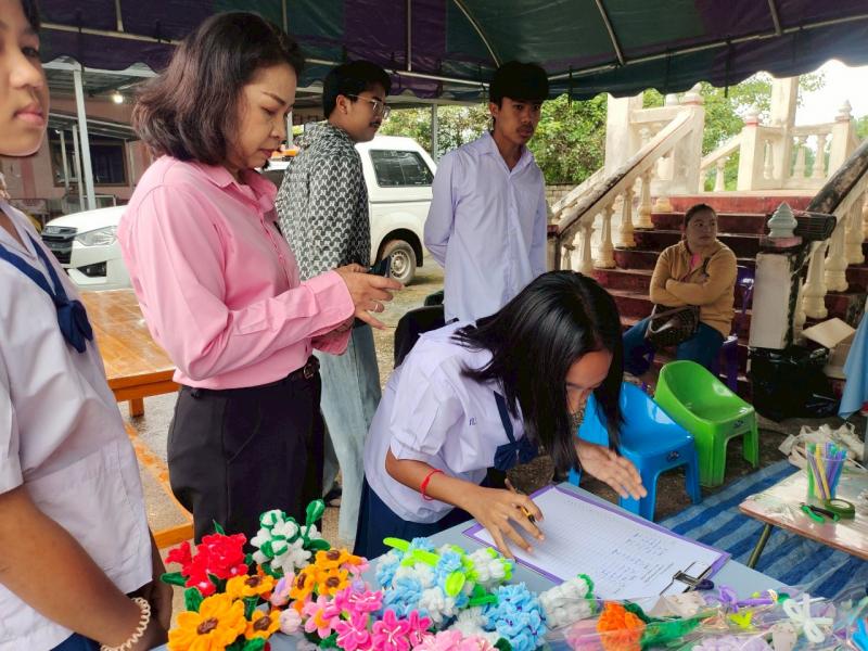 50. กิจกรรมโครงการพัฒนาห้องสมุดเคลื่อนที่ วัดเนินกรวด วันที่ 22 กรกฎาคม 2568