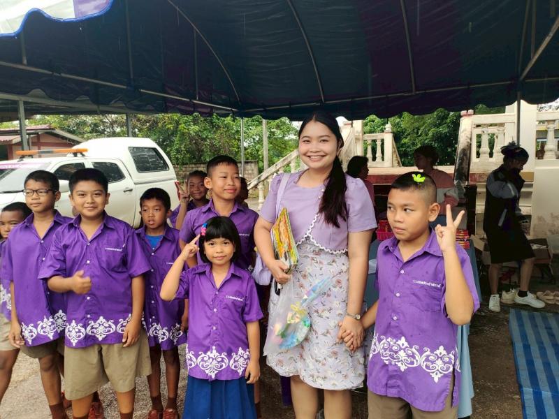 82. กิจกรรมโครงการพัฒนาห้องสมุดเคลื่อนที่ วัดเนินกรวด วันที่ 22 กรกฎาคม 2568