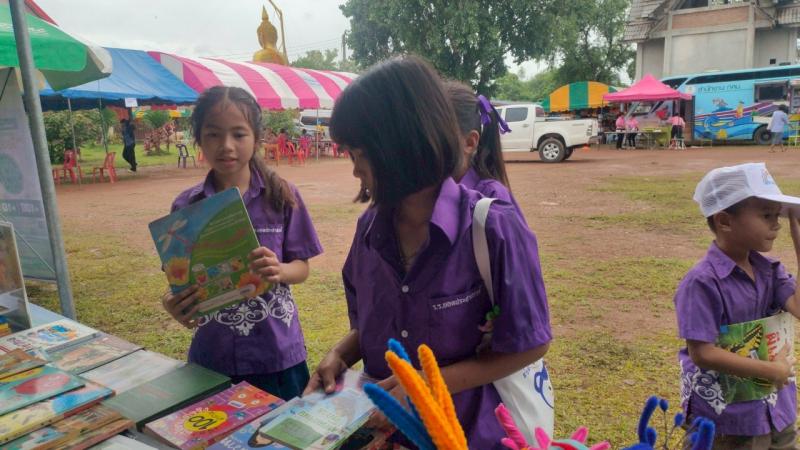 85. กิจกรรมโครงการพัฒนาห้องสมุดเคลื่อนที่ วัดเนินกรวด วันที่ 22 กรกฎาคม 2568