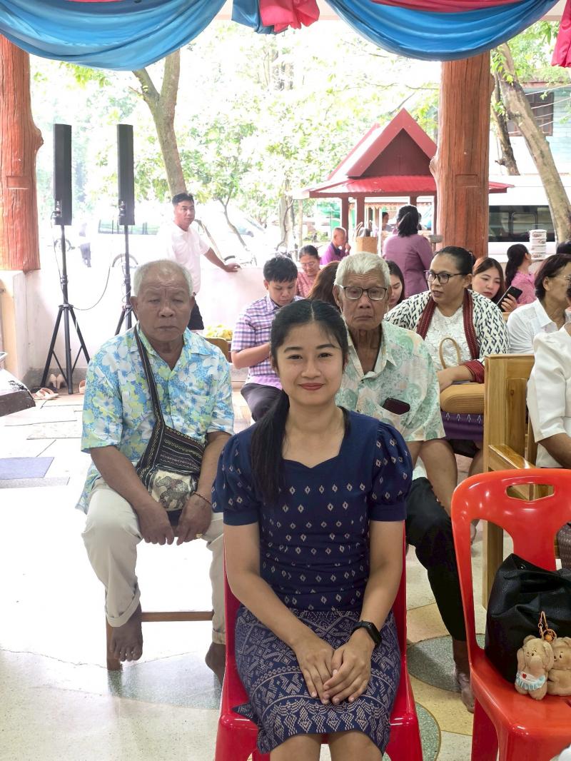 3. พิธีทำบุญตักบาตรโครงการ “จังหวัดกำแพงเพชร หิ้วตะกร้า แต่งผ้าไทยไปวัดในวันธรรมสวนะ