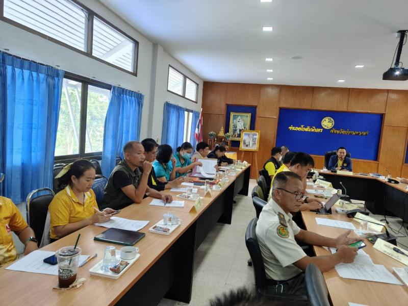 4. การประชุมหัวหน้าส่วนราชการ ทุกส่วน ,หัวหน้าหน่วยงานรัฐวิสาหกิจ ,ผู้บริหารสถานศึกษา ,หัวหน้าอุทยานแห่งชาติคลองวังเจ้า 
